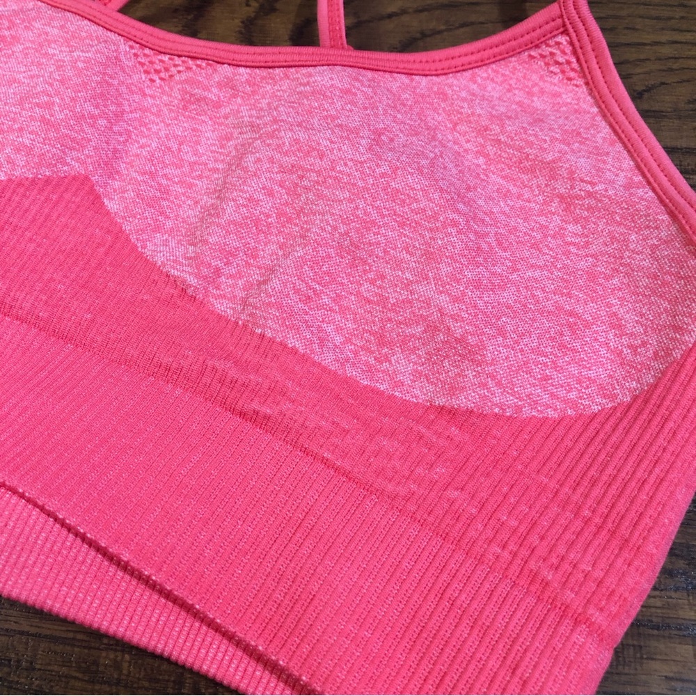 Amazon Matching Set Ribbed Bra Leggings Compression Size Large New - Picture 4 of 11